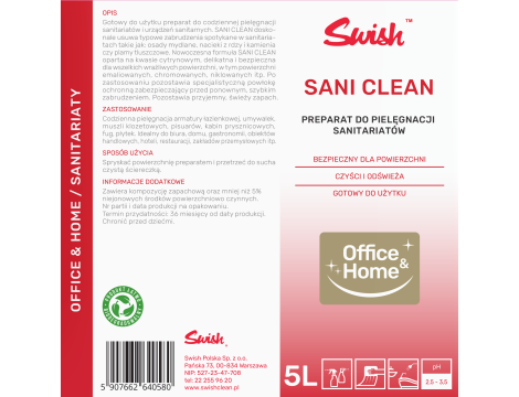 Sani Clean 1L - Preparat do czyszczenia sanitariatów - 2